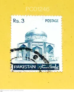 Pakistan Rs.3 Mausoleum of Ibrahim Khan Makli Used PC01246