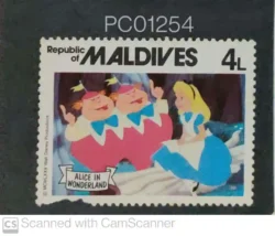 Republic of Maldives Disney Alice in Wonderland Cartoons UMM PC01254