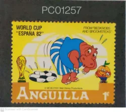 Anguilla Football World Cup Espana 1982 from Bedknobs and Broomsticks Cartoons UMM PC01257