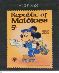 Republic of Maldives Mickey Mouse International Year of Child Disney Cartoons UMM PC01258