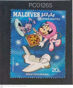 Maldives Space Exploration Minnie Mickey Mounse Disney Cartoons UMM PC01265