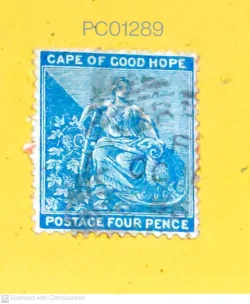 Cape of Good Hope (now South Africa) Sculpture four Pence Used PC01289