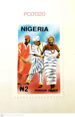 Nigeria Dundun Dance Tradition & Culture Tribe Unmounted Mint PC01320 Nigeria Dundun Dance Tradition & Culture Tribe Unmounted Mint PC01320