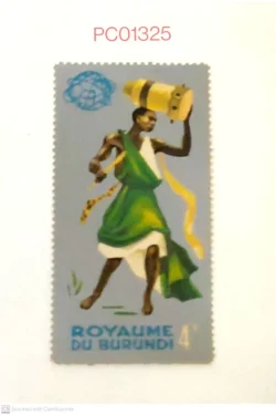 Kingdom of Burundi Tribes Musical Instruments Dance Culture and Tradition Unmounted Mint PC01325