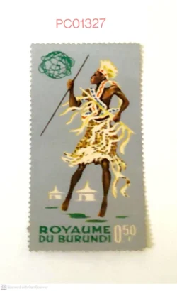 Kingdom of Burundi Tribes Musical Instruments Dance Culture and Tradition Unmounted Mint PC01327