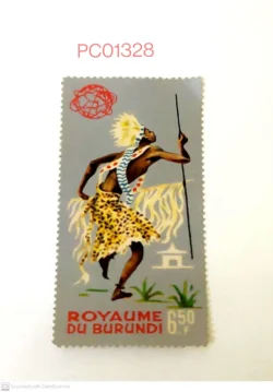 Kingdom of Burundi Tribes Musical Instruments Dance Culture and Tradition Unmounted Mint PC01328