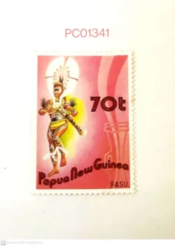 Papua New Guinea Tribe Dance Culture and Tradition Fasu Unmounted Mint PC01341