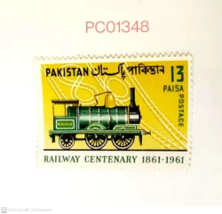 Pakistan 1961 Railway Centenary Locomotive Unmounted Mint PC01348