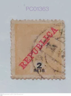 Portuguese India Pre-Independence King Carlos 1 Surcharge Overprint Used PC01363