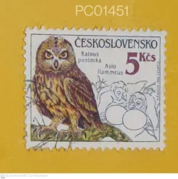 Czechoslovakia Owl Birds Used PC01451