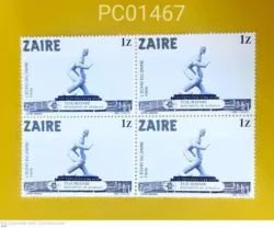 Zaire (Now Congo) Blk of 4 The Echo of Zaire Tourism Monuments Unmounted Mint PC01467