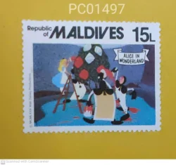 Maldives Alice in Wonderland Cartoons Unmounted Mint PC01497