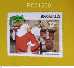 Anguilla The Night Before Chritmas 1981 Cartoons Unmounted Mint PC01500