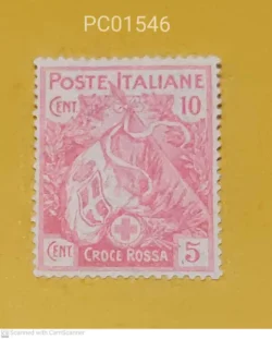 Italy Red Cross Fund Mounted Mint PC01546