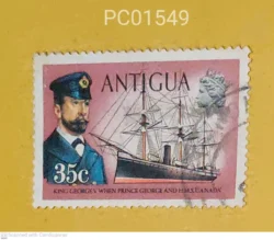 Antigua Steamer Ship King George V HMS Canda Used PC01549