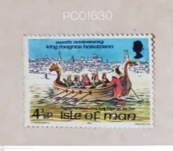 Isle of Man Boating Magnus Haroldson roes King Edgar on the Dee Unmounted Mint PC01630