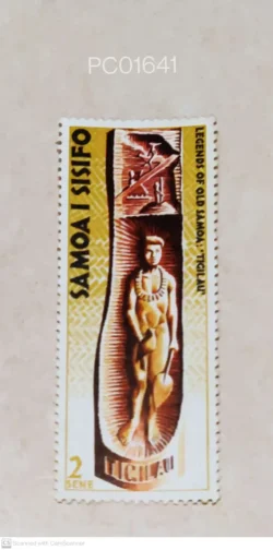 Samoa I Sisifo Sculpture Legends of Old Samoa Tigilali Unmounted Mint PC01641