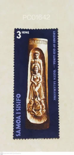 Samoa I Sisifo Sculpture Legends of Old Samoa Queen Salamasina Unmounted Mint PC01642