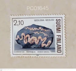 Suomi Finland Veined Gneiss Granite Geology Research Unmounted Mint PC01645