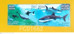 India 2009 Indo Philippines Joint Issue Dolphin se-tenant Unmounted Mint PC01662