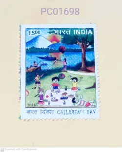 India 2016 Picnic Boating Children's Day Unmounted Mint PC01698