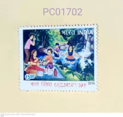 India 2015 Picnic Playing Children's Day Unmounted Mint PC01702
