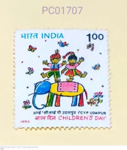 India 1993 Painting ICYP Udaipur Children's Day Unmounted Mint PC01707
