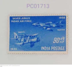 India 1958 Indian Air Force Silver Jubilee Mounted Mint PC01713