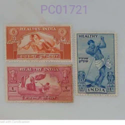 India 1951 Healthy India Lebals Mint PC01721