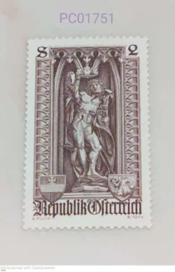 Austria 500th anniversary of Diocese of Vienna Christianity Sculpture St. Sebastian in St. Stephen's Cathedral Unmounted Mint PC01751
