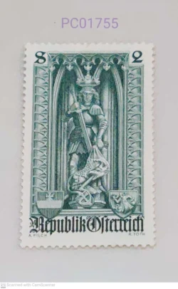 Austria 500th anniversary of Diocese of Vienna Christianity Sculpture St George Unmounted Mint PC01755