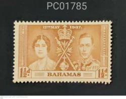 Bahamas British Colony Coronation 12th May 1937 King George VI and Queen Elizabeth Mint PC01785