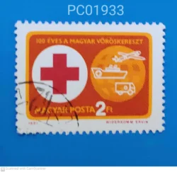 Hungary 100 Years of Hungary Red Cross Used PC01933