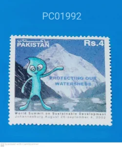 Pakistan World Sit on Sustainable Development Protecting our Watersheds Unmounted Mint PC01992