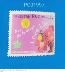 Pakistan Anti Narcotics Force Say no to Drugs Unmounted Mint PC01997