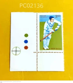 India 1995 Vijay Merchant Cricket Mint traffic light - PC02136