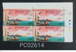 India 2008 Brahmos Missiles Blk of 4 mint traffic light - PC02614