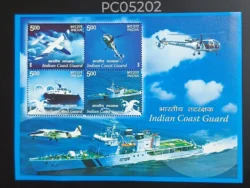 India 2008 Indian Coast Guards UMM Miniature Sheet PC05202