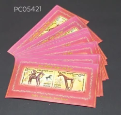 India 2006 India Mongolia Joint Issue Ancient Art Horse UMM Lot of 10 Miniature sheet PC05421