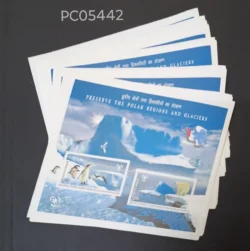 India 2009 Preserve The Polar Regions & Glaciers UMM Lot of 10 Miniature sheet PC05442