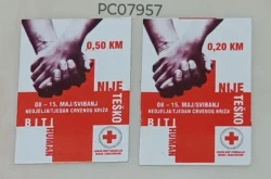 Label Red Cross Week Set of 2 PC07957