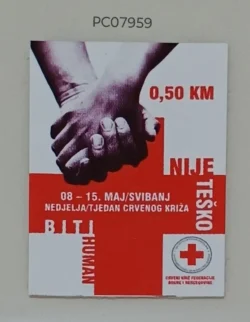 Label Red Cross Week PC07959