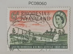 Rhodesia Nysaland Dead Country Air Mail Service D.H.Hercules 1932 Used PC08060
