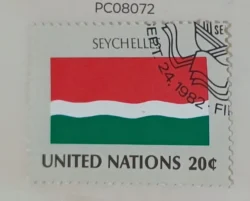 United Nations Used National Flag -Seychelles PC08072