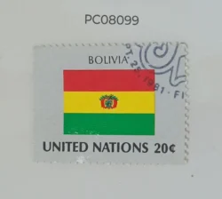 United Nations Used National Flag -Bolivia PC08099