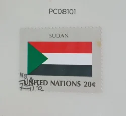United Nations Used National Flag -Sudan PC08101