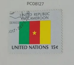 United Nations Used National Flag -Cameroon PC08127