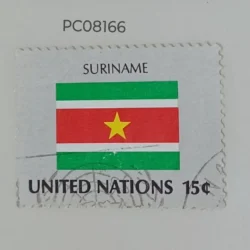 United Nations Used National Flag -Suriname PC08166