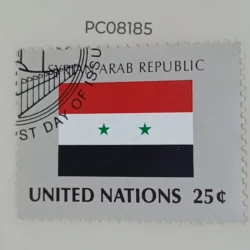 United Nations Used National Flag -Syria PC08185
