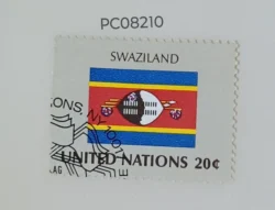 United Nations Used National Flag -Swaziland PC08210